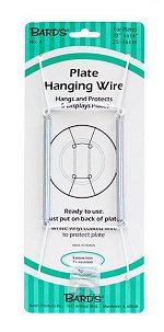 Bard's White Plate Hanger<br>8 to 10 Inches